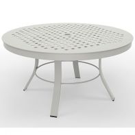 36" Round Commercial Cube Pattern Top with Universal Coffee Table Frame by LC Furniture