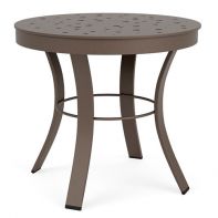 20" Round Commercial Bubble Table Top with Universal Side Table Base by LC Furniture