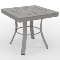 20" Slat Square Commercial Table Top with Universal Side Base by LC Furniture