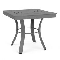 20" Slat Square Commercial Table Top with Universal Side Base by LC Furniture