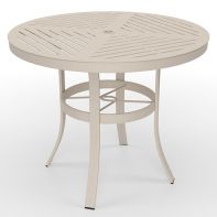 Round Slat Pattern Table Top