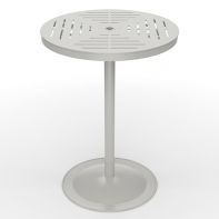 Round Slat Pattern Table Top