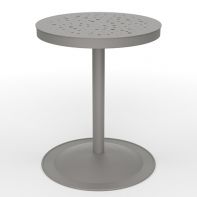 24" Round Bistro Pub Table with Bubble Pattern Top