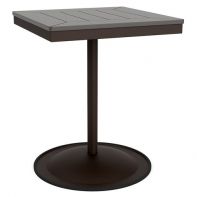 24" Square Commercial MGP Top with Bistro Dining Table Base by LC Furniture