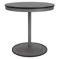 30" Round Commercial MGP Top with Bistro Dining Table Base by LC Furniture