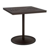 30" Square Slat Pattern Table Top