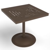 30" Square Slat Pattern Table Top