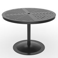42" Round Slat Pattern Table Top