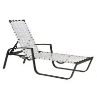 Skyline Commercial Cross Weave Chaise Lounge by LC Furniture