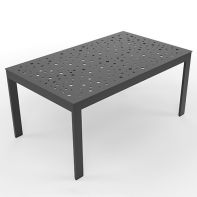 24" X 40" Skyline Commercial Rectangular Coffee Table with Bubble Top by LC Furniture