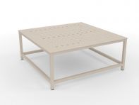 34" Square Commercial Santa Barbara Cubed Top Coffee Table by LC Furniture