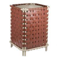 Crossweave Waste Receptacle with Liner by LC Furniture