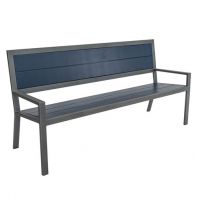 Modern MGP Commercial Outdoor Bench by LC Furniture