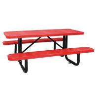 6' Perforated Commercial Picnic Table by LC Furniture