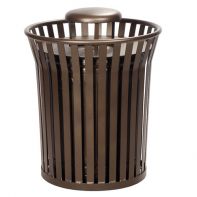 Steel Architectural Waste Receptacle with Liner by LC Furniture