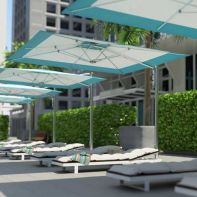 Tuuci Rectangle Ocean Master M1 Classic Commercial Cantilever Umbrella