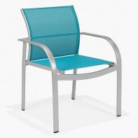 Scandia Relaxed Sling Commercial Nesting Dining Chair by Texacraft