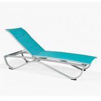 Scandia Relaxed Sling Commercial Stack Chaise by Texacraft