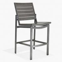 Meza Slat Commercial Armless Barstool by Texacraft