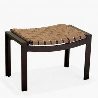 Meza Suncloth Weave Ottoman by Texacraft