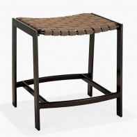 Meza Suncloth Weave Backless Balcony Height Stool by Texacraft