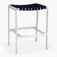 Meza Suncloth Weave Backless Bar Stool by Texacraft