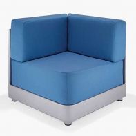  Era Modular Square Commercial Corner Chair by Texacraft