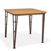 Fountainhead 40" Square Balcony Table with umbrella hole