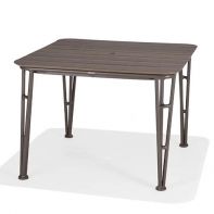 Fountainhead 40" Square Commercial Dining Table with Umbrella Hole