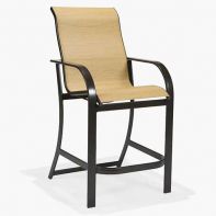 Key West Sling Commercial Stationary Bar Stool by Texacraft