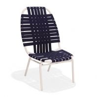 Surf Suncloth Weave Commercial Dining Chair 