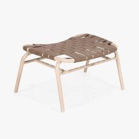 Surf Suncloth Weave Commercial Ottoman