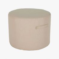 Commercial 24" Round Pouf, Premium Cushion by Texacraft