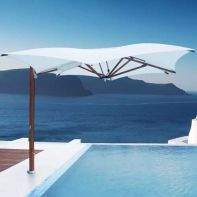 Tuuci Square Ocean Master Max Manta Commercial Cantilever Umbrella