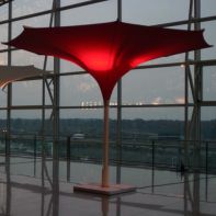 16.5' Round Tulip Commercial Umbrella