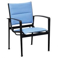 Metro Commercial Sling Dining Chair with Padded Option by LC Furniture