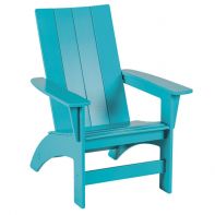 Commercial Marine Grade Polymer Adirondack Modern Chair by LC Furniture
