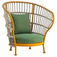 Loop Aluminum Commercial Patio Barstool With Weather Resistant Soft Strap