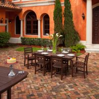 POLYWOOD La Casa Cafe 7-Piece Dining Set