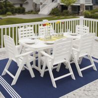 POLYWOOD Nautical 37x72 Dining Table