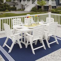 POLYWOOD Nautical 7 pc Dining Set
