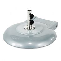 Premium 100 lb Aluminum Base with Wheels - 8" Tall/1.5" Diameter Stem