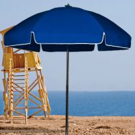 6.5' Commercial Acrylic Lifeguard Umbrella