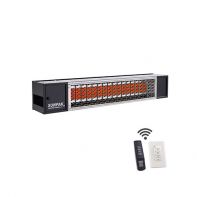 Sunpak Dual Stage Infrared Commercial Patio Heater - Black