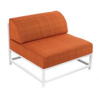 Santa Barbara Cubed Commercial Modular Center Seat by LC Furniture
