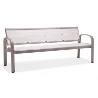 Seascape 6' Commercial Bench With Back and Arms - Portable by Texacraft