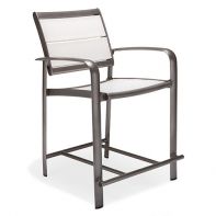 Seascape Commercial Balcony Stool With Arms by Texacraft