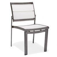 Seascape Commercial Stacking Armless Dining Chair by Texacraft