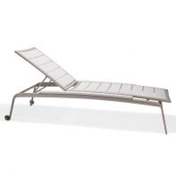 Seascape Commercial Chaise Lounge With Wheels by Texacraft