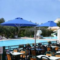 9' Double Rotating Arm Pole Umbrellas